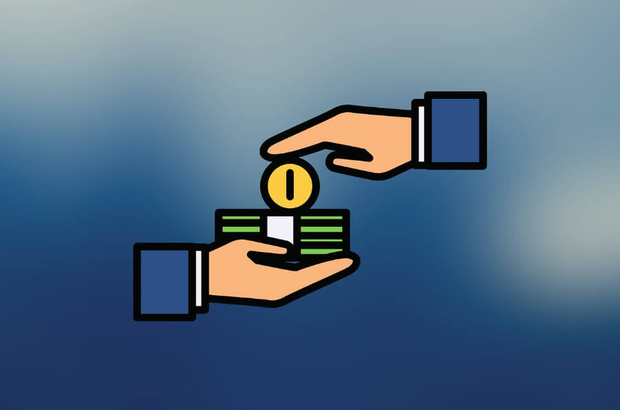 돈을 대출해주는 형상