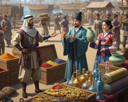 베일에 싸인 고려의 국제 무역 아랍 상인과 고려의 드라마틱한 만남