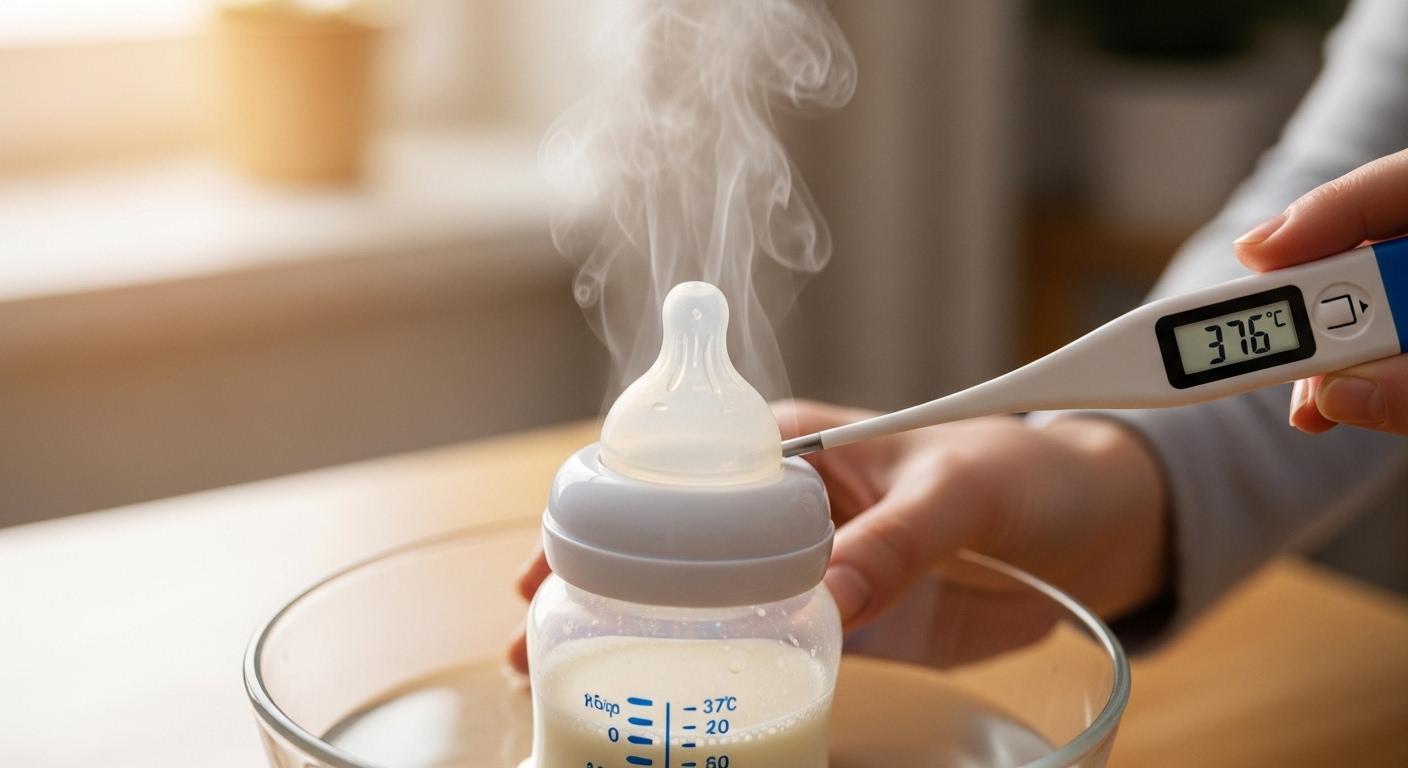아기 분유 온도