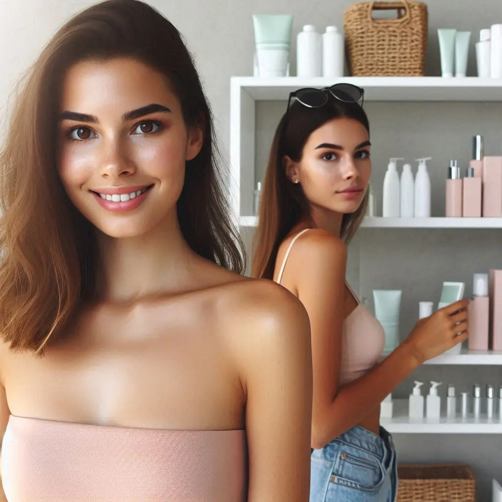 피부,체형관리 샵 배경