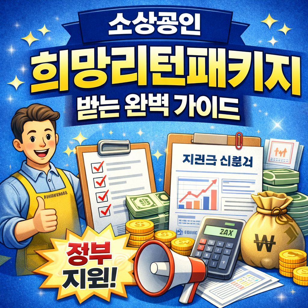 소상공인 희망리턴패키지 신청하러 가기