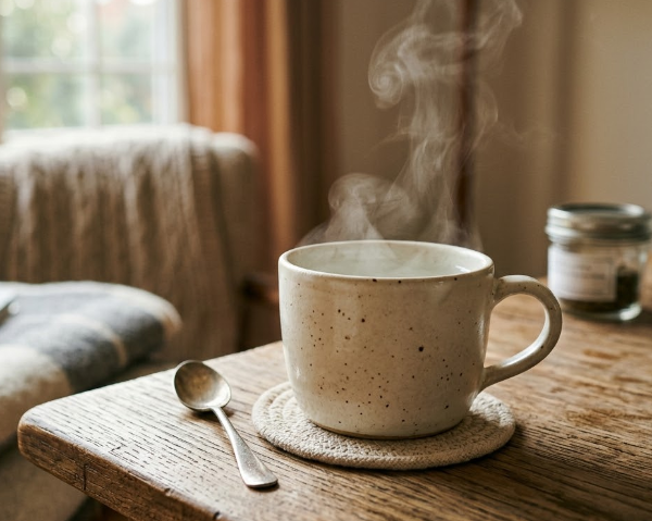 아침 공복에 마시는 따뜻한 물 한잔