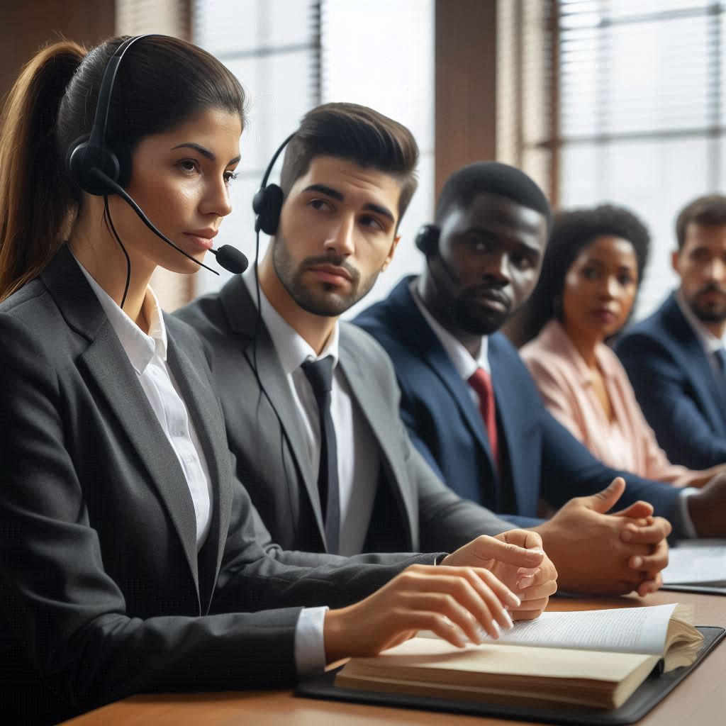 법정 통역사(Court interpreter) : 법정에서 통역하는 사람들