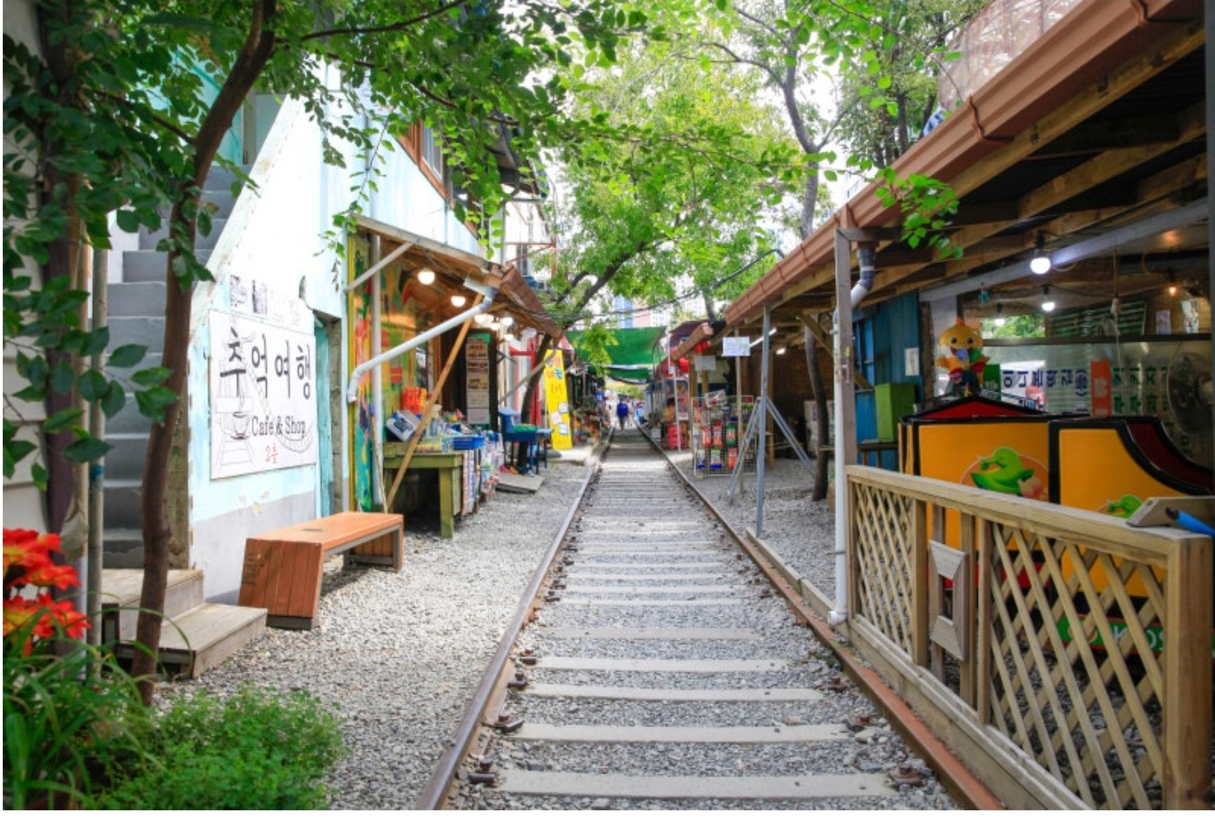 군산 철길 마을 사진