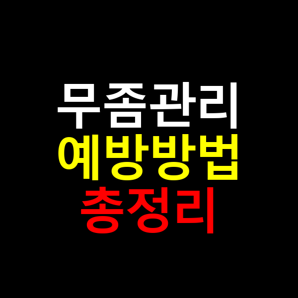 무좀관리 예방방법