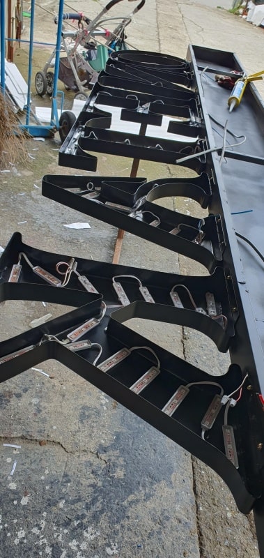 후광 LED 채널간판 엘이디 조립