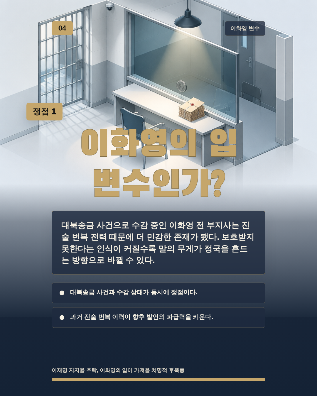 이화영의 입 변수인가?