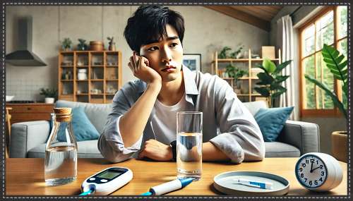 물을 마셔도 마셔도 계속 목이 마르다