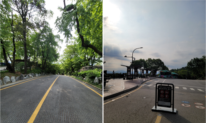 남산타워 버스정류장