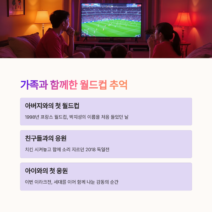 함께했던 추억, 가족과 친구의 시간