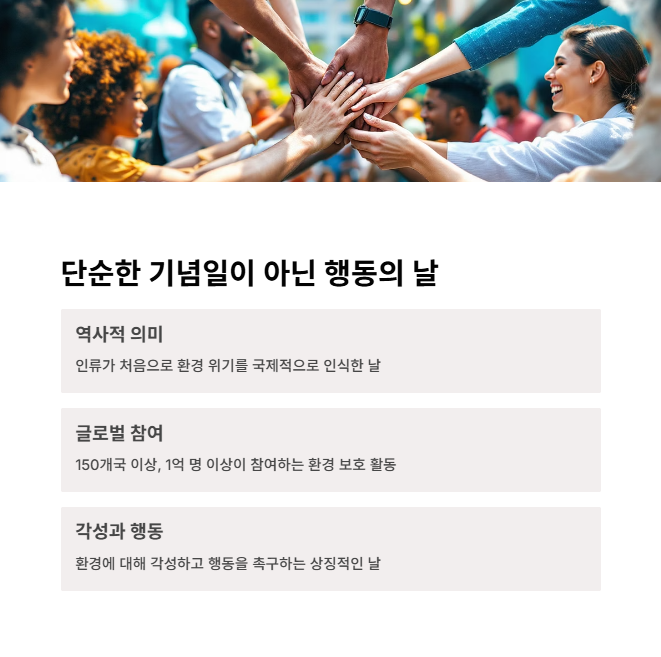 세계 환경의 날의 의미와 중요성