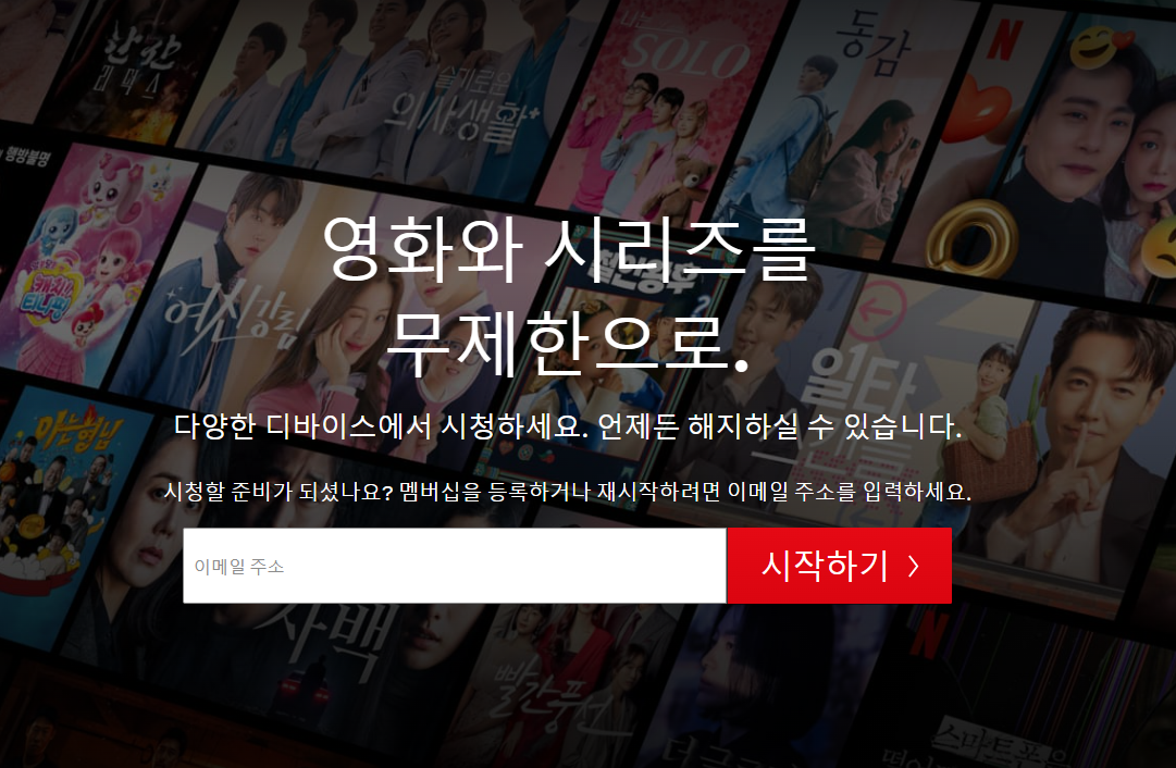 넷플릭스-사이트