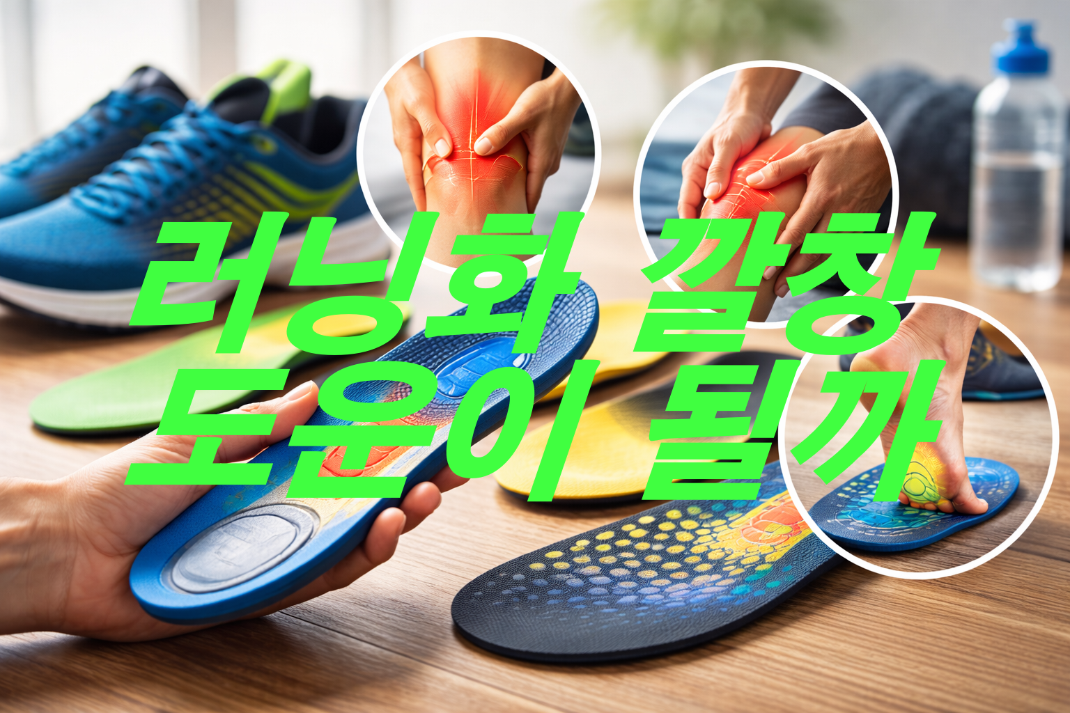 러닝화 깔창이 도움이 될까?