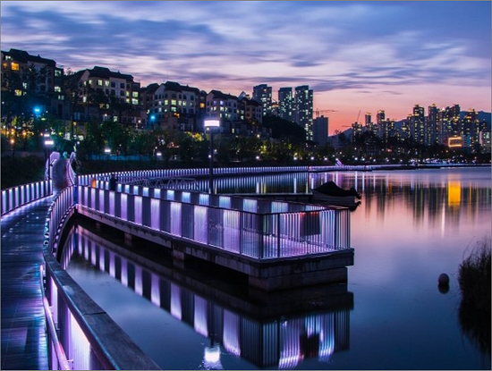 광교호수공원 야경