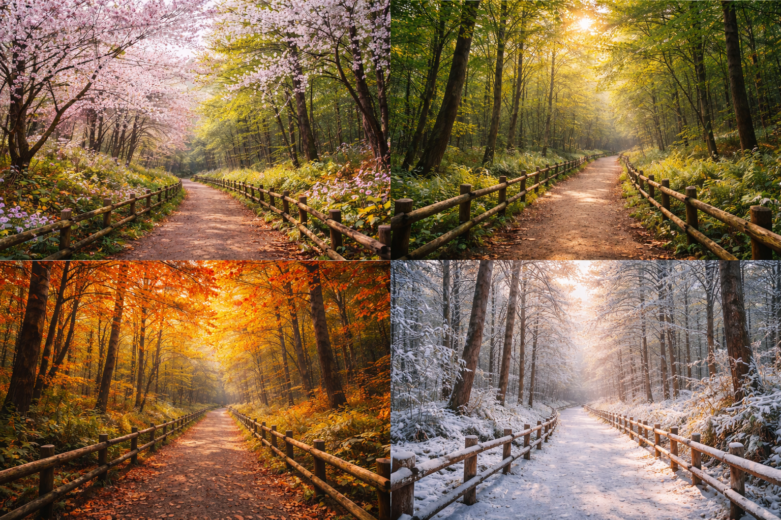 사계절 힐링 코스 총정리｜한국의 자연이 주는 쉼