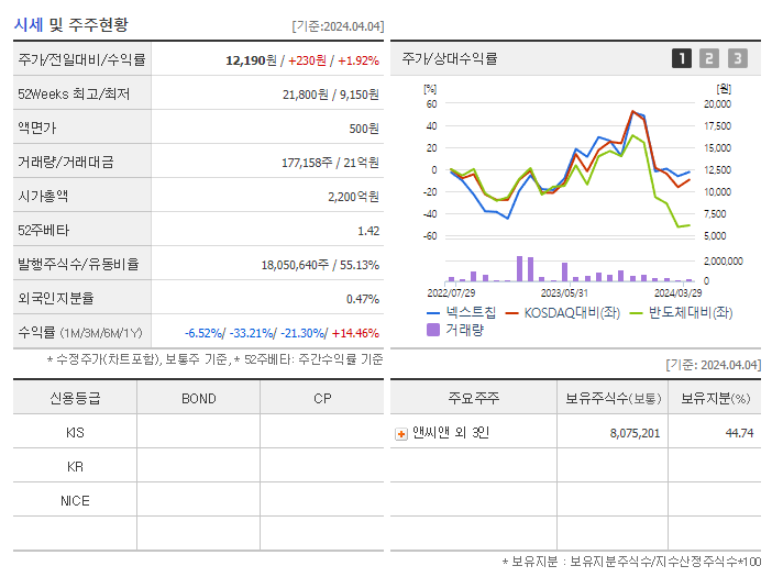 넥스트칩_기업개요