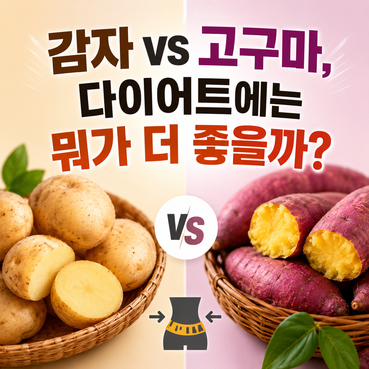 감자 vs 고구마