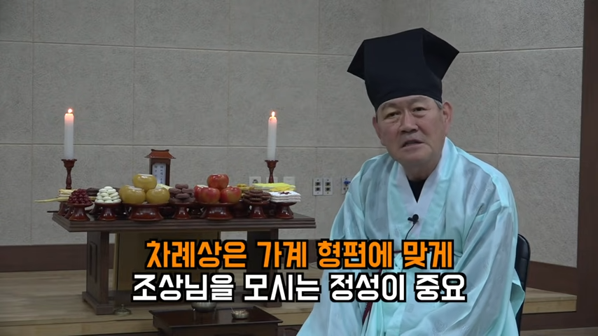 설날 차례상 위치