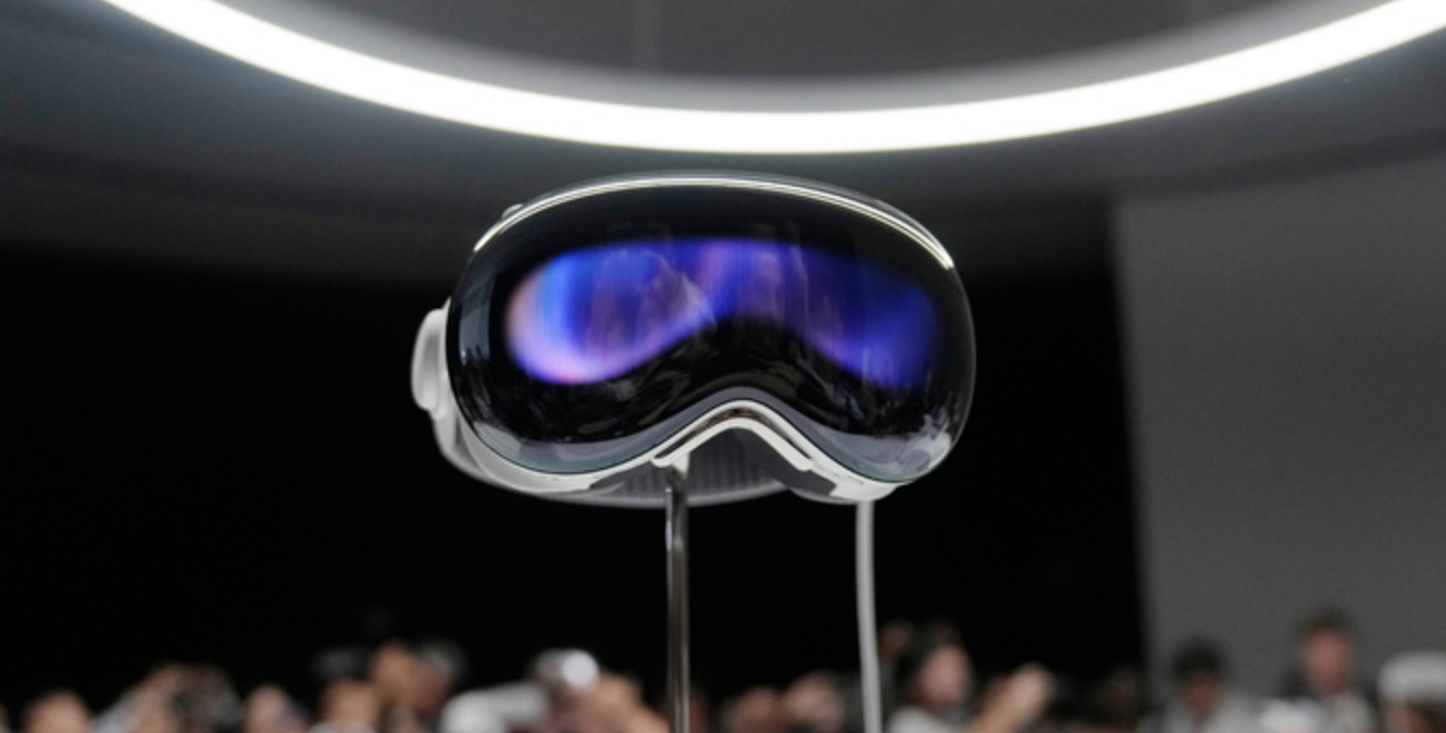 애플이 공개한 MR 헤드셋 '비전프로' 사진