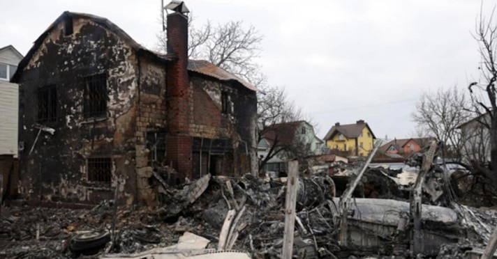 집속탄 피해 현장