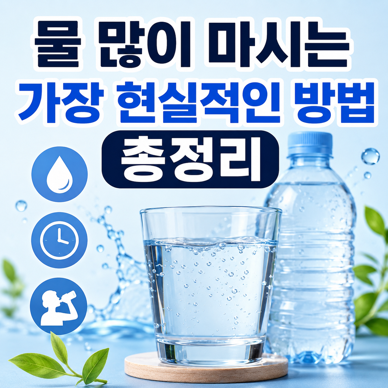물 많이 마시는 법