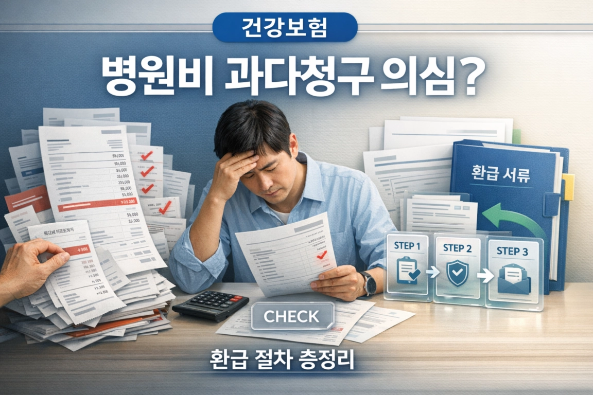 병원비 과다청구 의심된다면? 건강보험 환급 절차 총정리