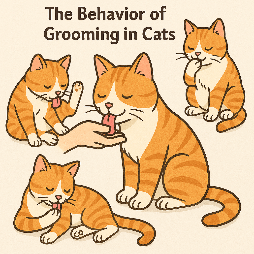 고양이가 털을 핥는 이유, 사랑일까? 걱정일까?