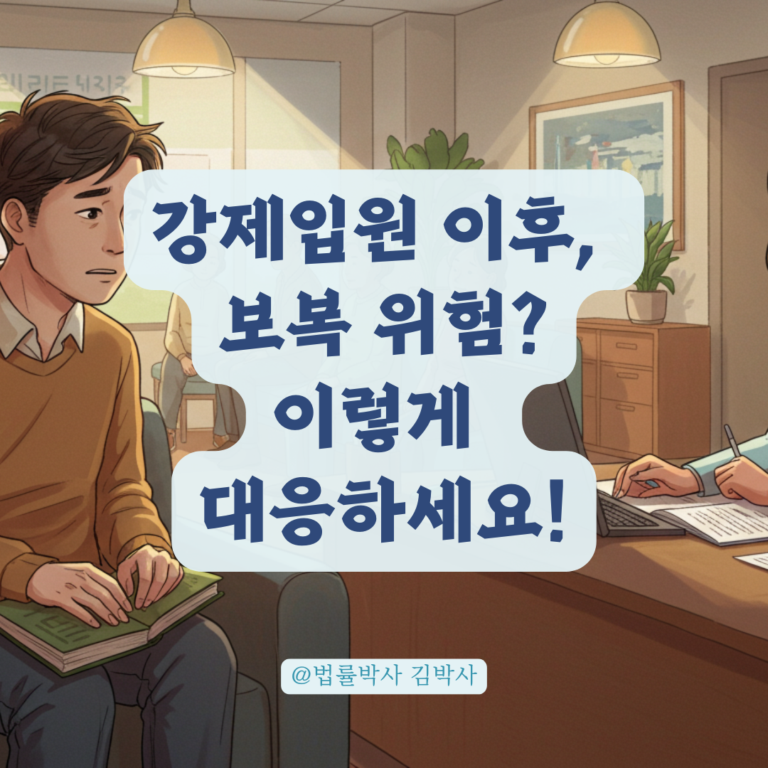 강제입원 후 보복이 두렵다면, 행정기관에 이렇게 요청하세요.