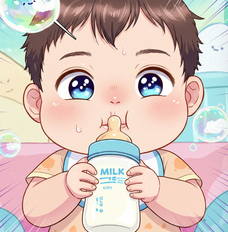 아기 반응? 애가 대답은 안하지만