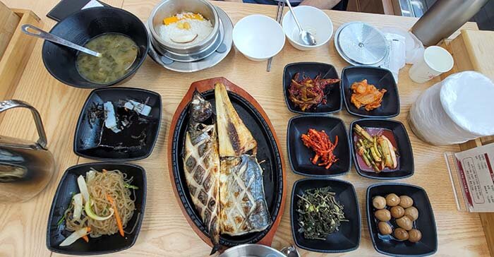 2인 생선구이 정식 한 상