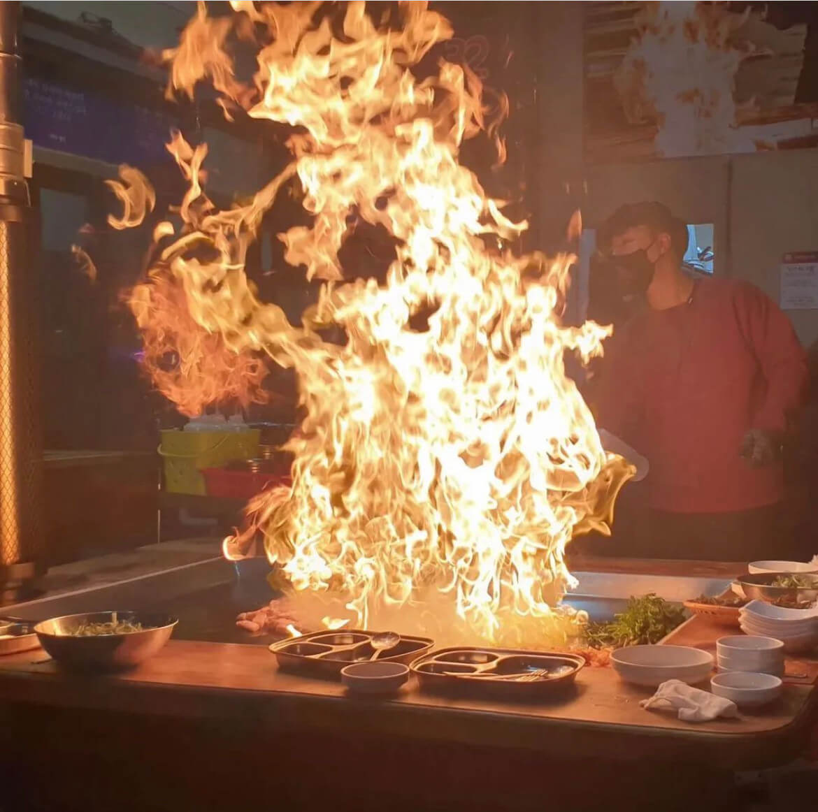 생방송투데이 3810회 맛있는 퇴근 오늘은 철판 모둠 구이 편 부산 강서구 명지 그날이후불타는삼겹살 본점