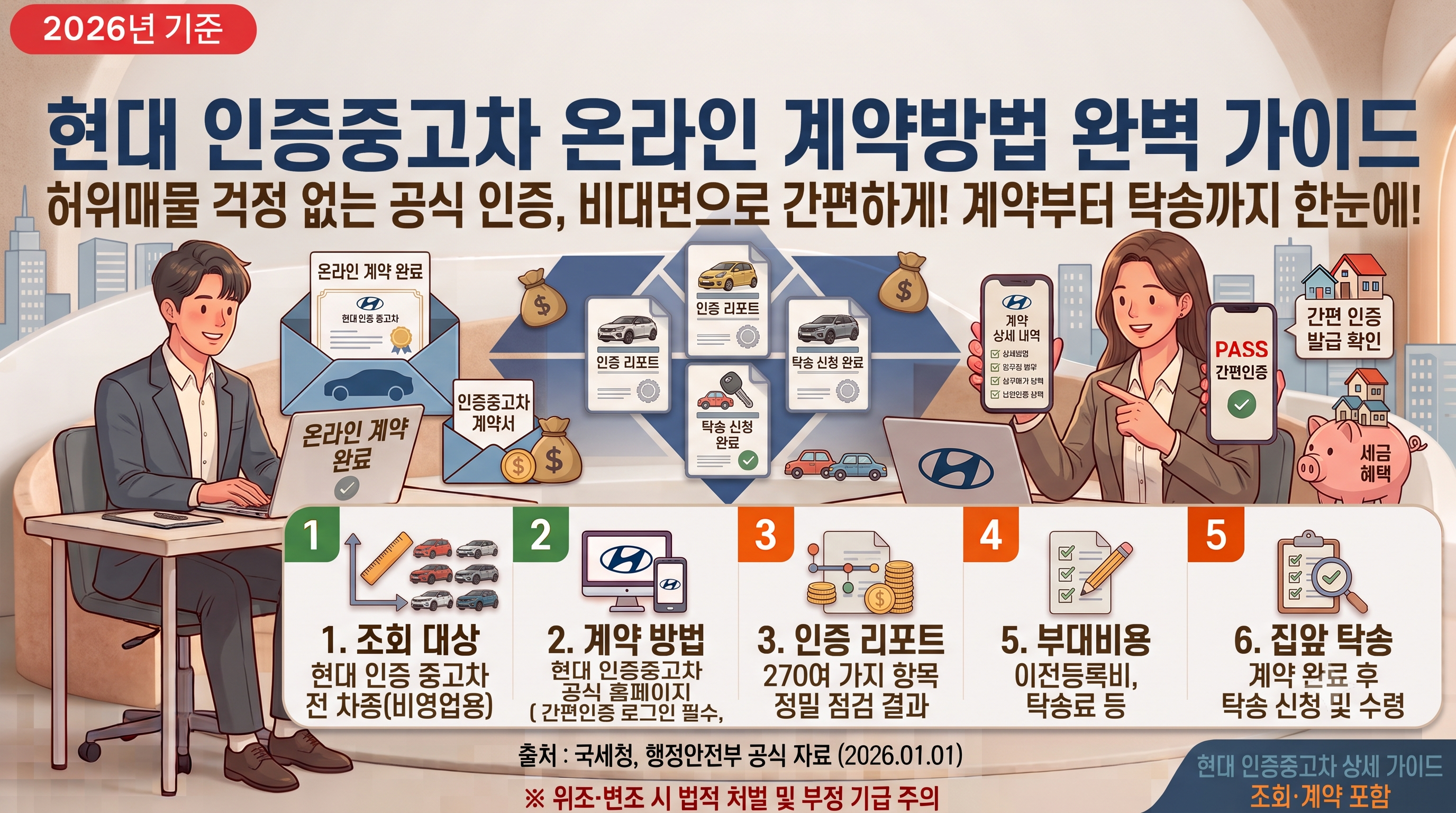 현대 인증 중고차 홈페이지