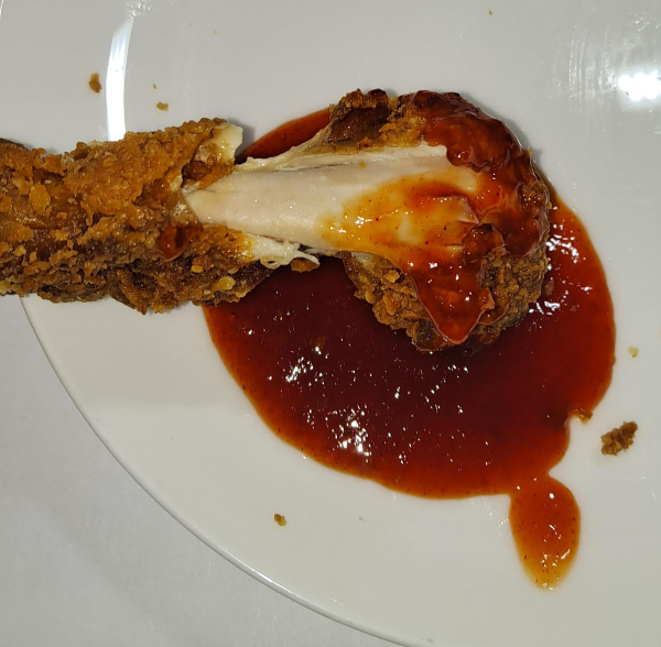 닭다리소스와함께