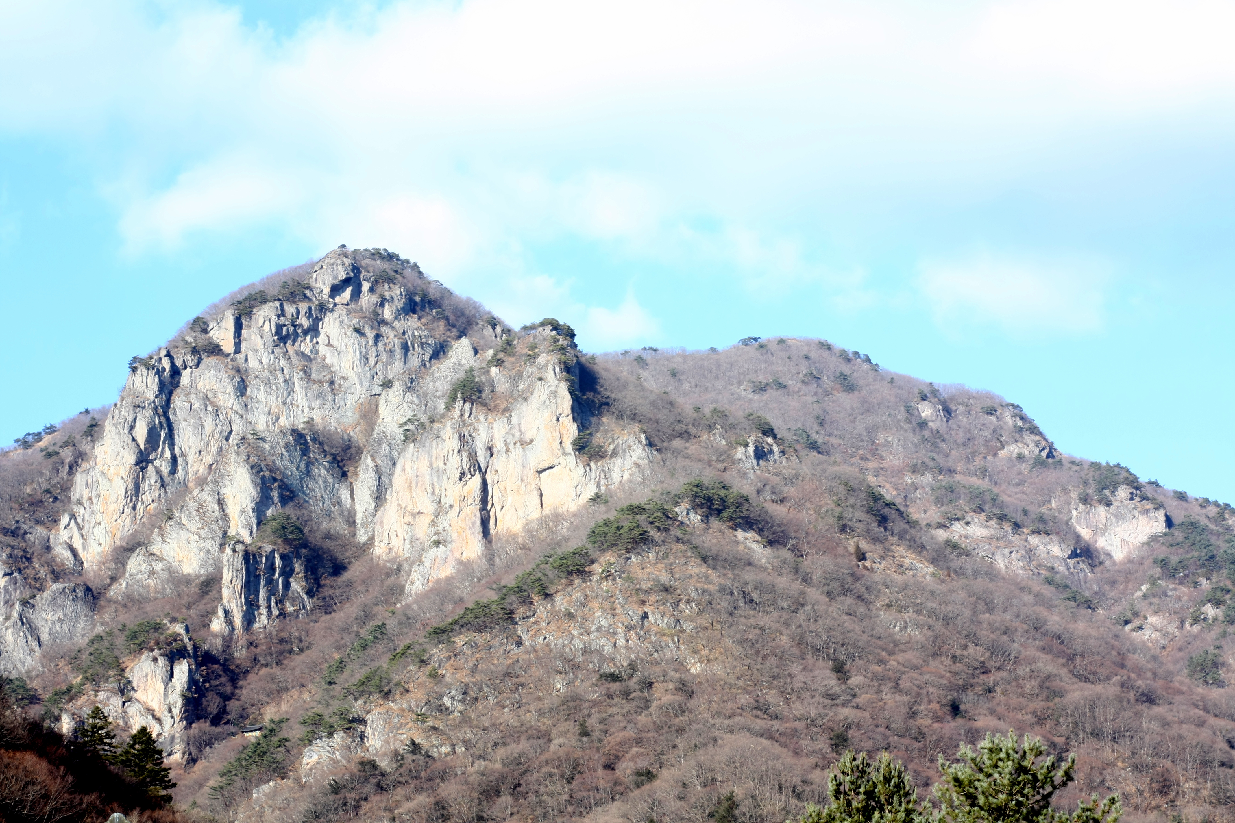 백암산 등산코스 지도