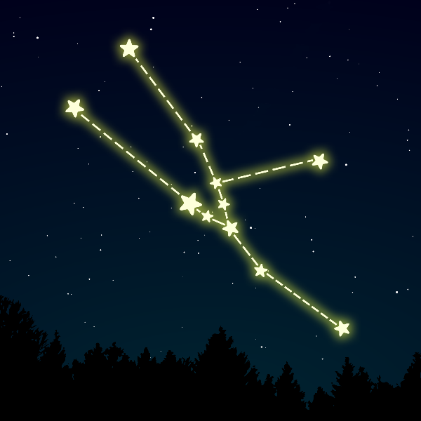 밤하늘 황소자리 찾기