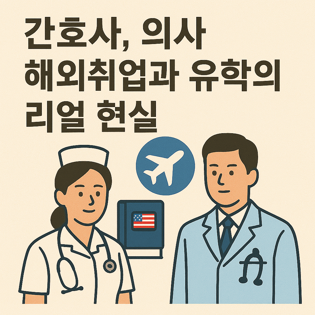 간호사, 의사 해외취업과 유학의 리얼 현실 관련 이미지 사진