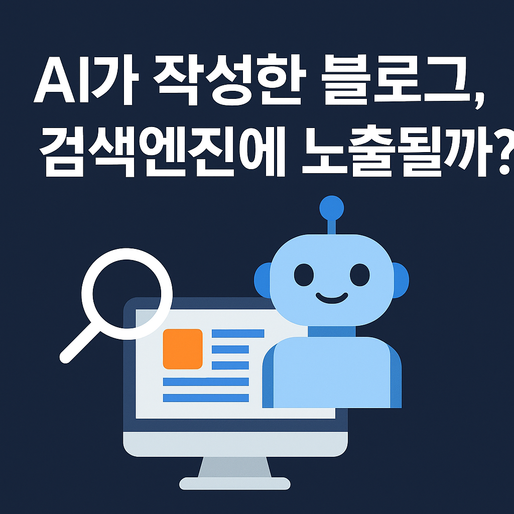 AI가 작성한 블로그, 검색엔진에 노출될까?