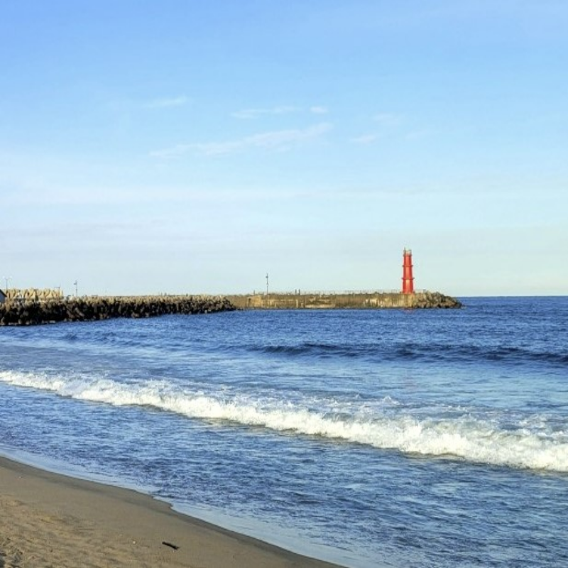 겨울 바다 여행지 추천 낙산해수욕장