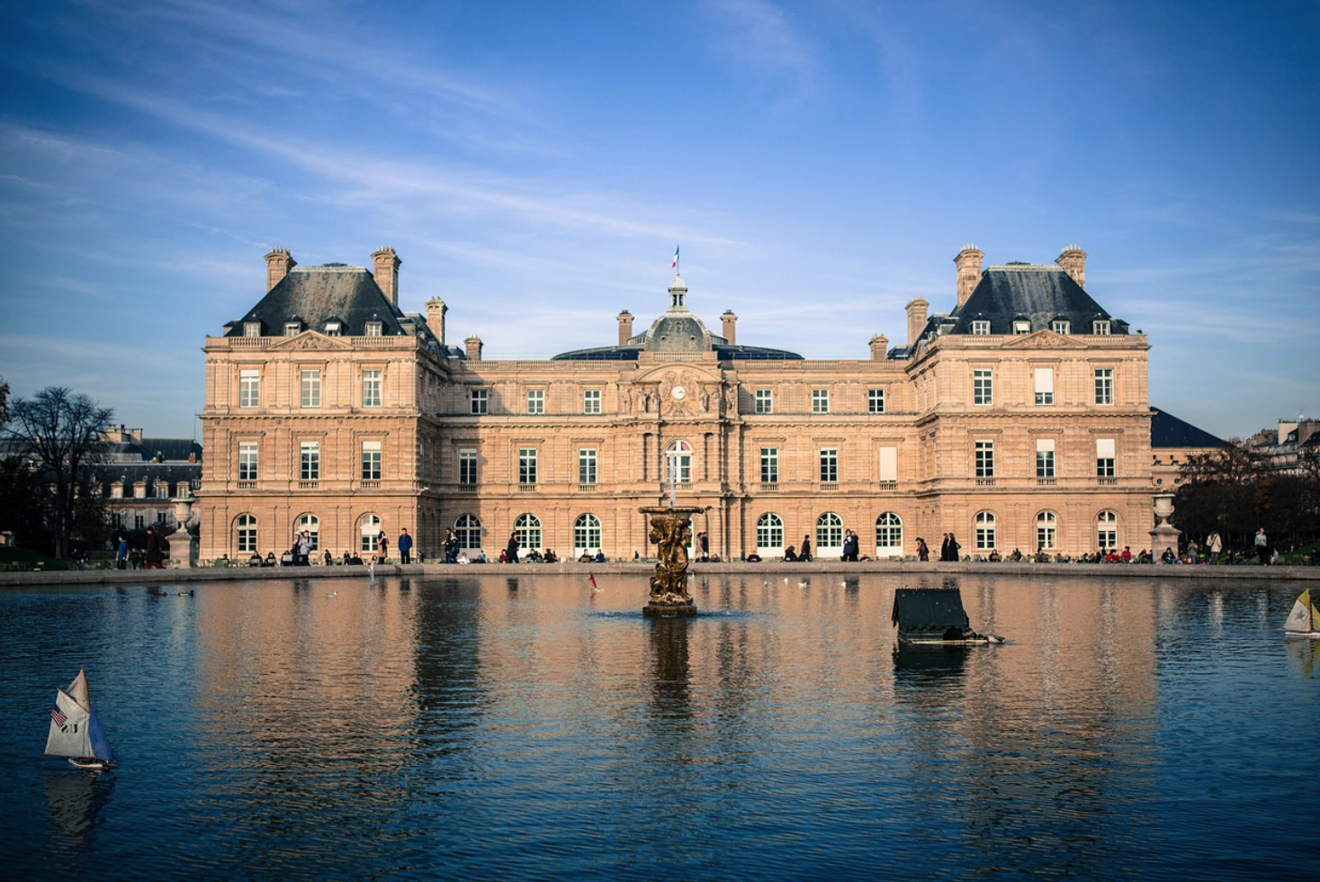 룩셈부르크 파리 정원 사진