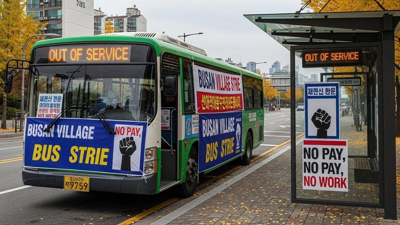 부산 마을버스 파업