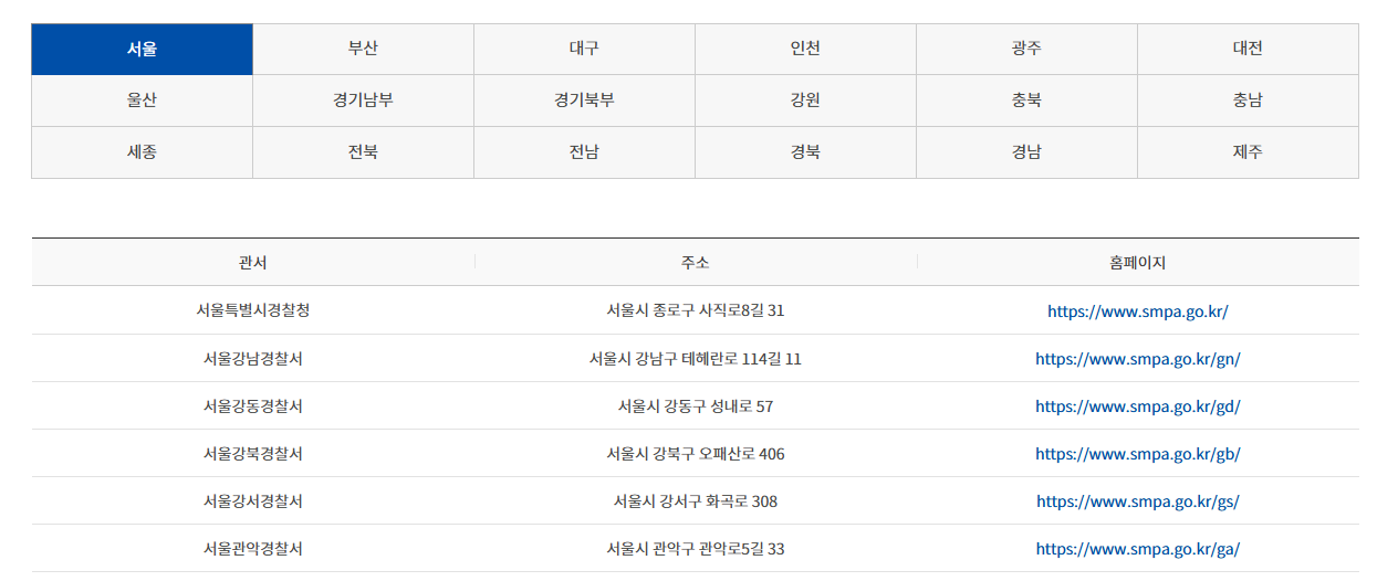 전국-경찰관서-조회-바로가기