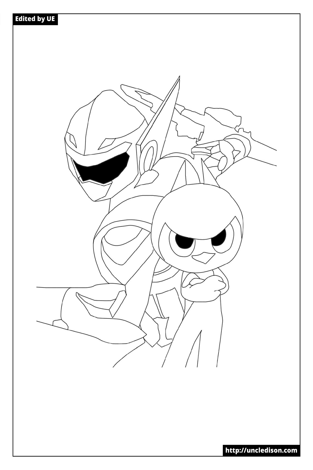 미니특공대 색칠공부 도안