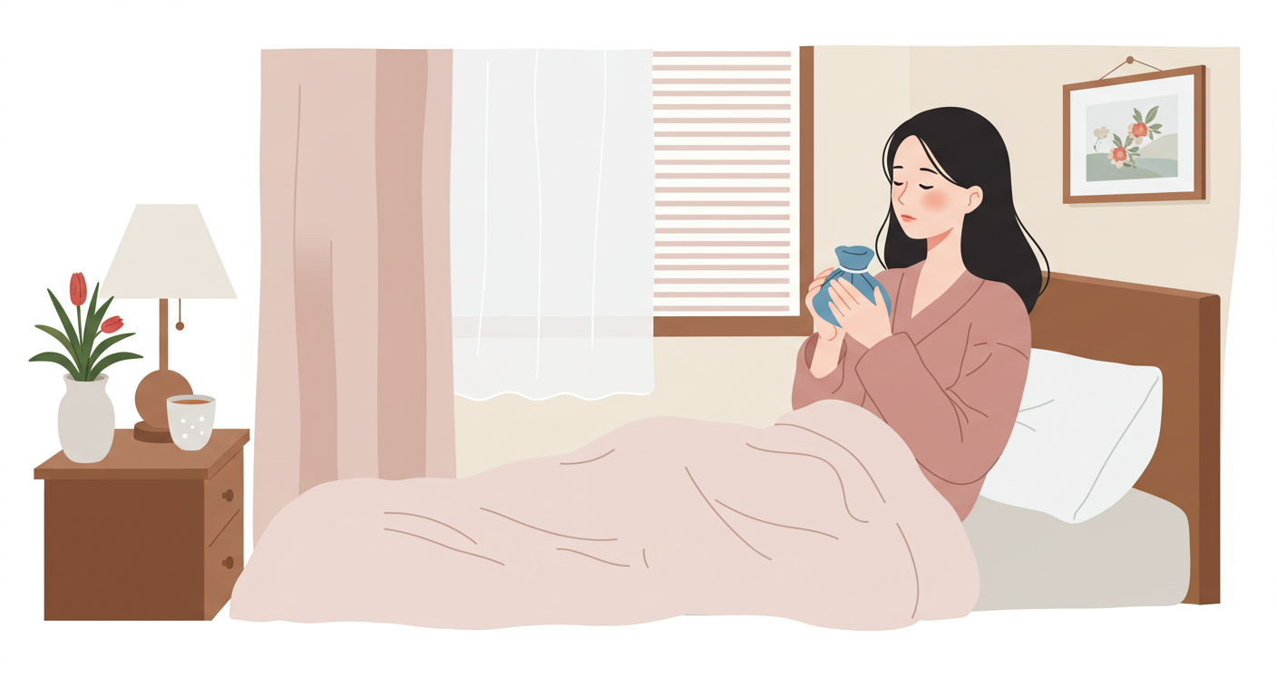 생리통, 이차성생리통, 구토