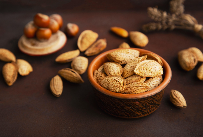 Nuts, Almond, Snack image.