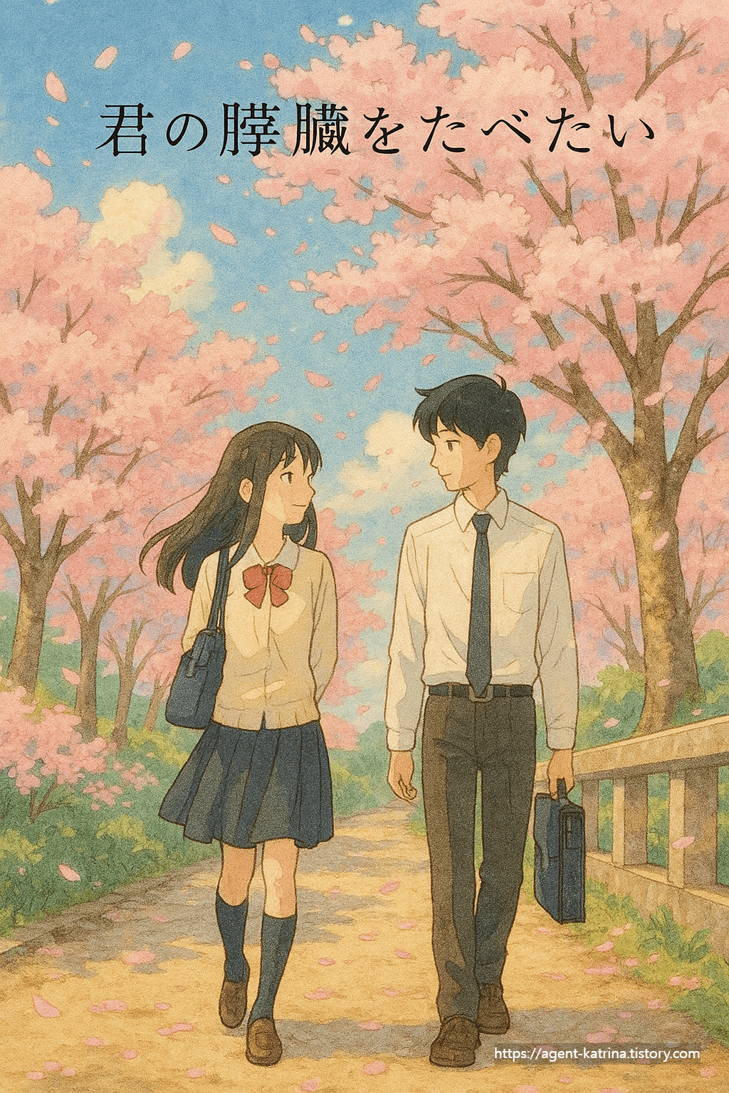 봄바람 속 벚꽃과 함께하는 '너의 췌장을 먹고 싶어' 감성 여행