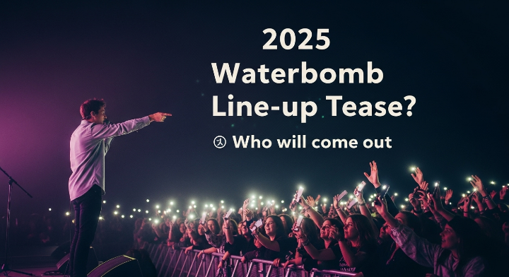 무대위의 초청가수와 무대 아래의 참석자들이 하나가 되어 노래와 춤을 추고 있는 장면입니다.