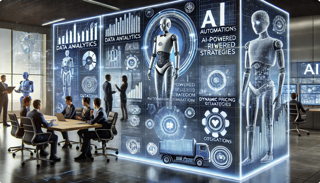 AI를 통해 의사결정을 하고 있는 모습을 형상화한 사진