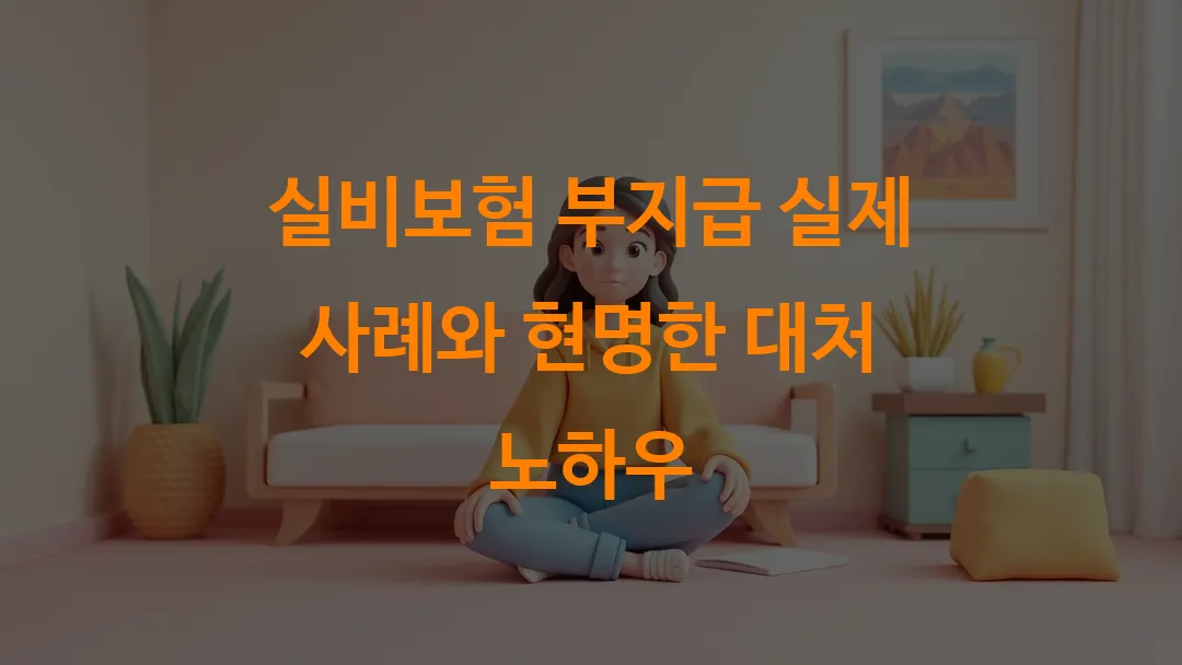실비보험 부지급 실제 사례와 현명한 대처 노하우