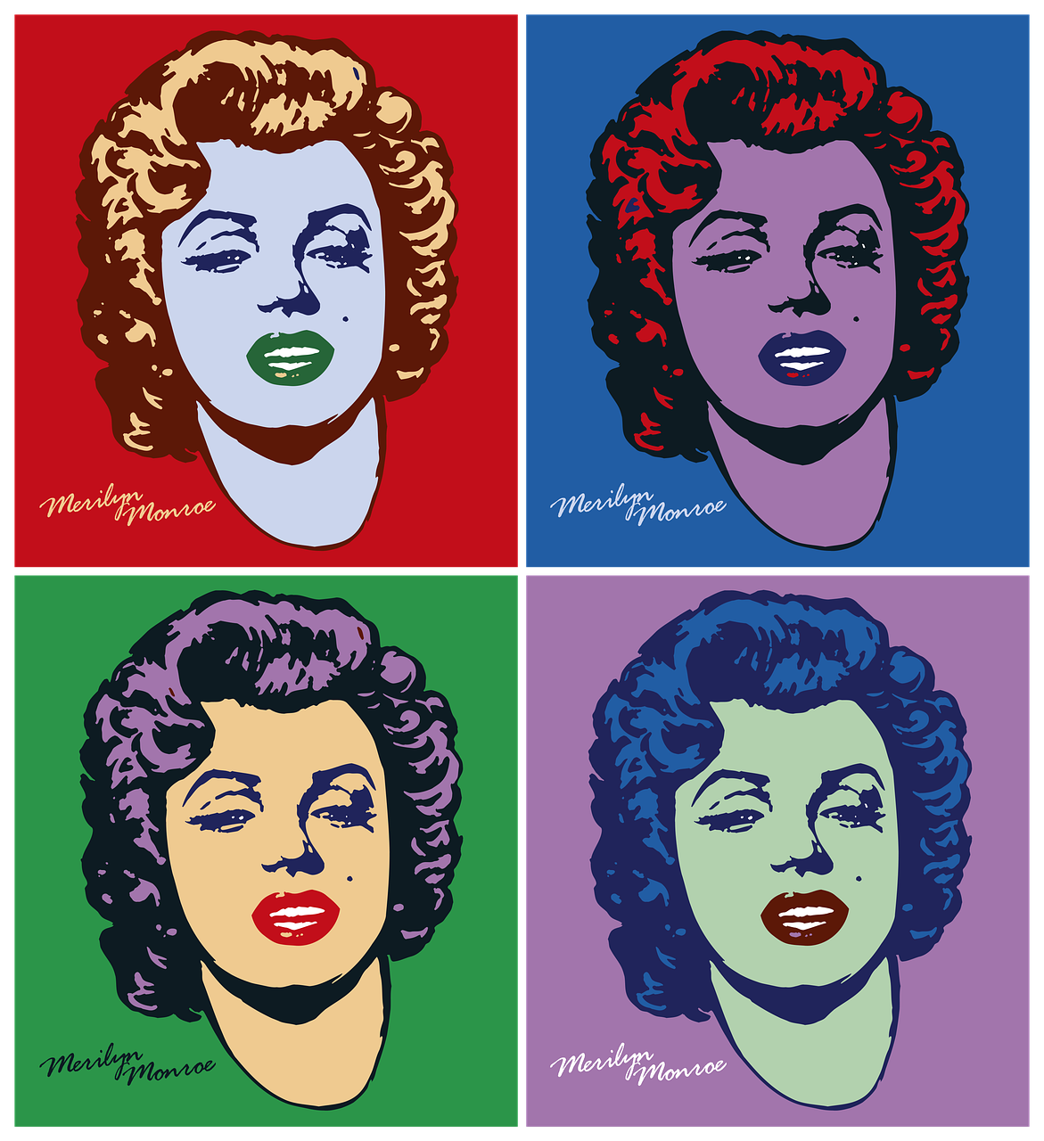 팝 아트의 대표작 마릴린 먼로