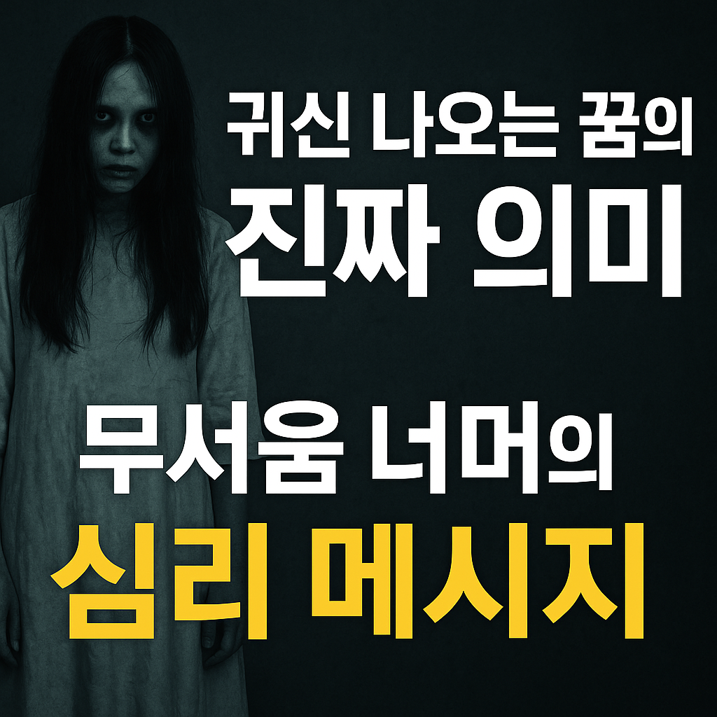 귀신 나오는 꿈